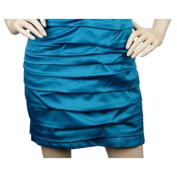 Womens Dress Size 4 Rouched Sleeveless V Neck Express - Picture 4 of 11